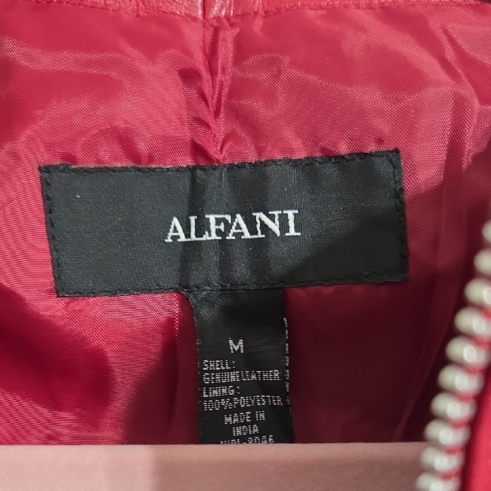 Alfani Cherry Leather Jacket - image 2